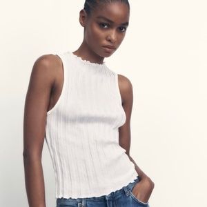 ZARA|Ribbed Top